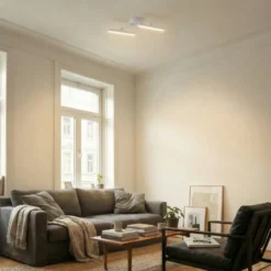 Lindby LED-Strahler Eldrin, weiß, 2-flg., Lichtleiste