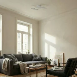Lindby LED-Strahler Eldrin, weiß, 2-flg., Lichtleiste