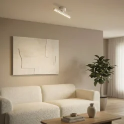 Lindby LED-Strahler Eldrin, weiß, 1-flg., Lichtpunkte