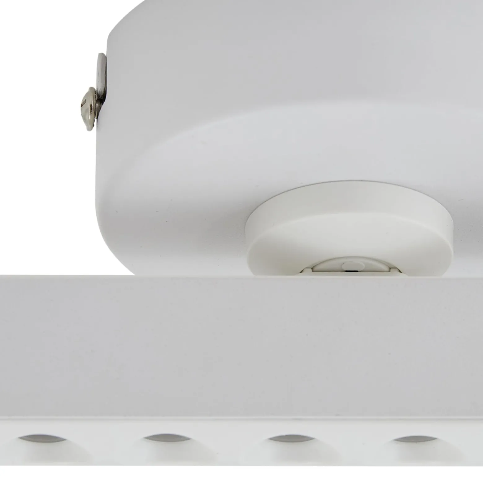 Lindby LED-Strahler Eldrin, weiß, 1-flg., Lichtpunkte
