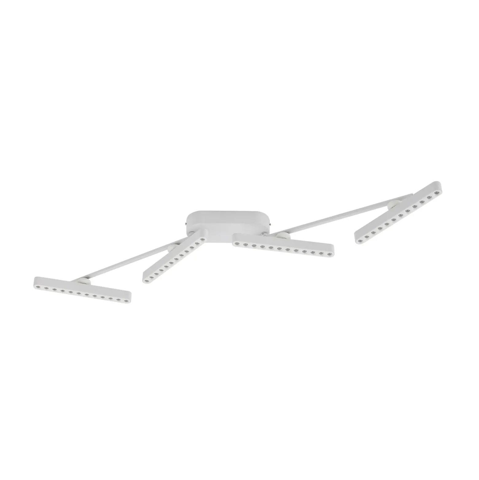 Lindby LED-Strahler Eldrin, weiß, 4-flg., Lichtpunkte