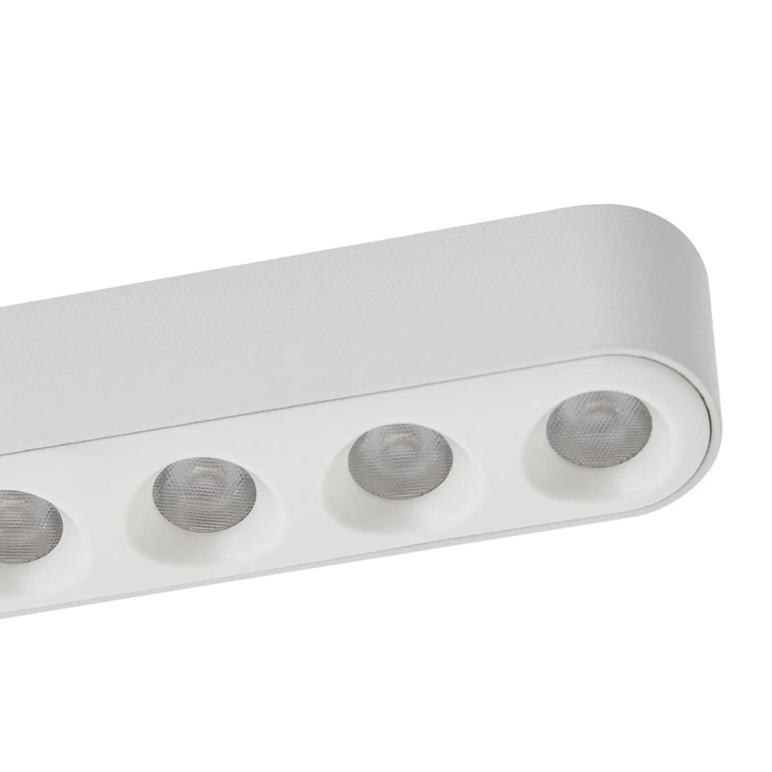 Lindby LED-Strahler Eldrin, weiß, 4-flg., Lichtpunkte