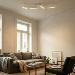 Lindby LED-Strahler Eldrin, weiß, 4-flg., Lichtpunkte