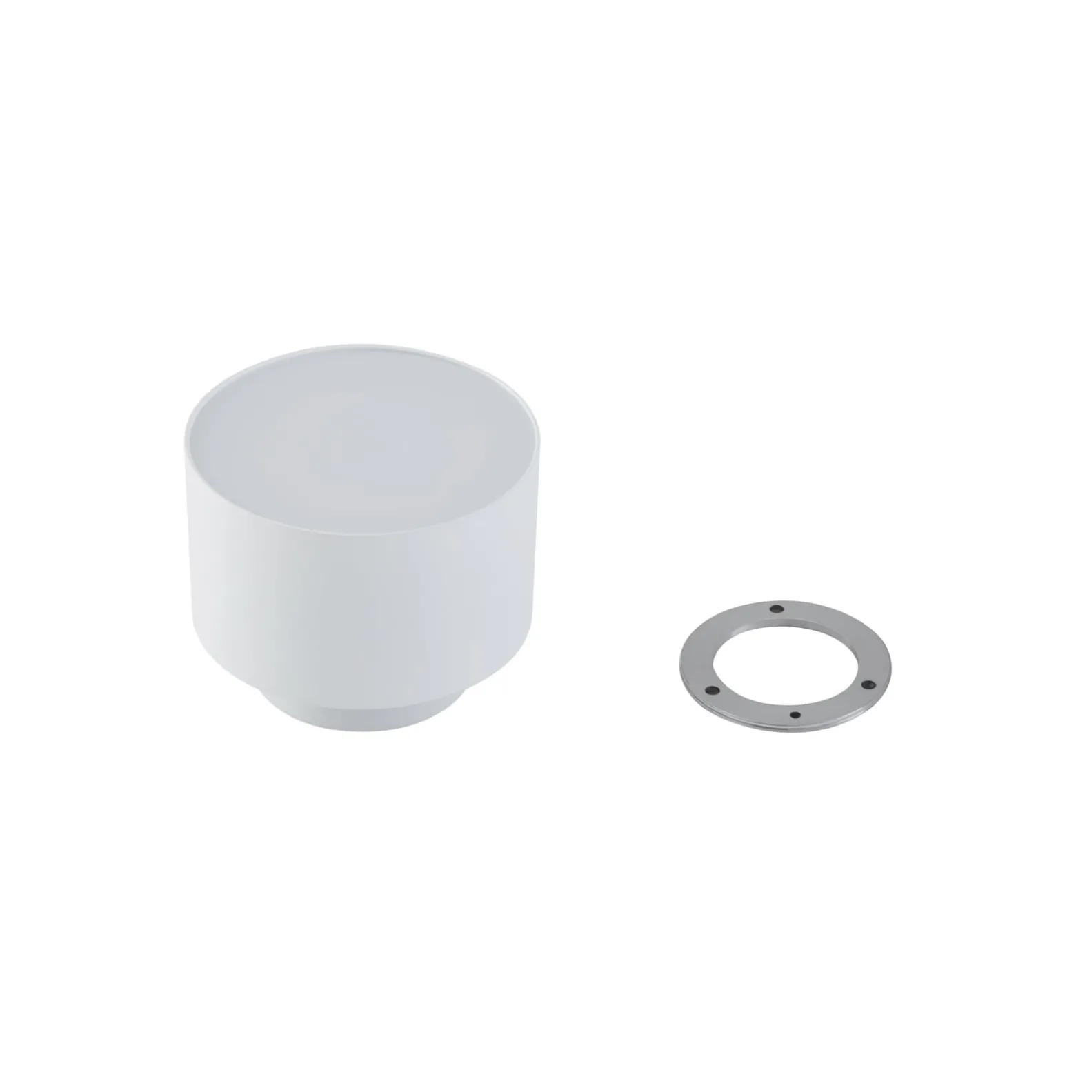 Lindby LED-Strahler Nivoria, Ø 11cm, 15 W, weiß, Metall