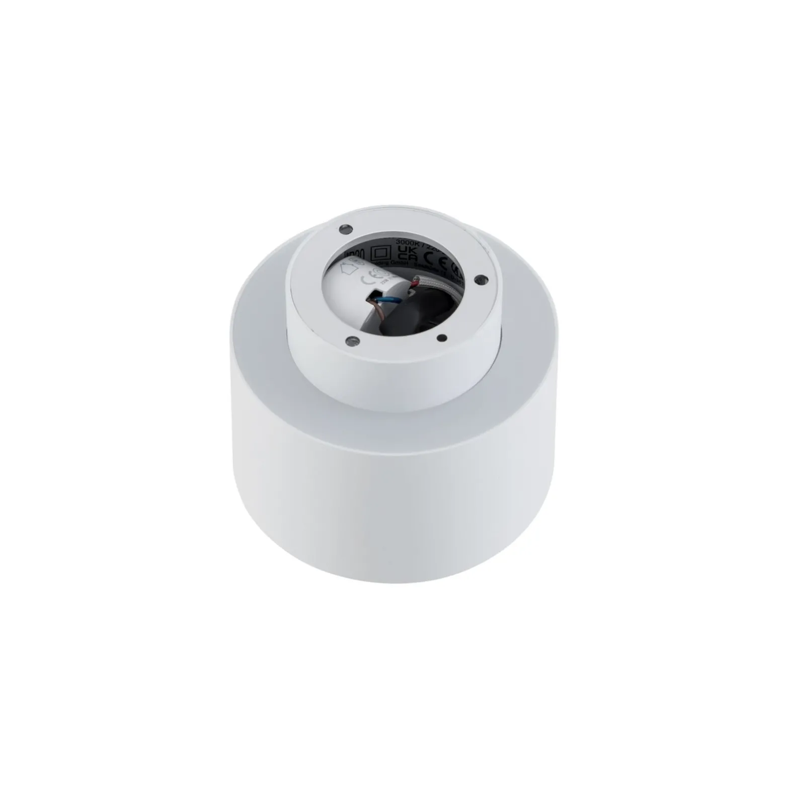 Lindby LED-Strahler Nivoria, Ø 11cm, 15 W, weiß, Metall