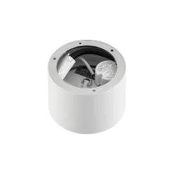 Lindby LED-Strahler Nivoria, Ø 12 cm, 15 W, weiß, Metall