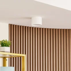 Lindby LED-Strahler Nivoria, Ø 12 cm, 15 W, weiß, Metall