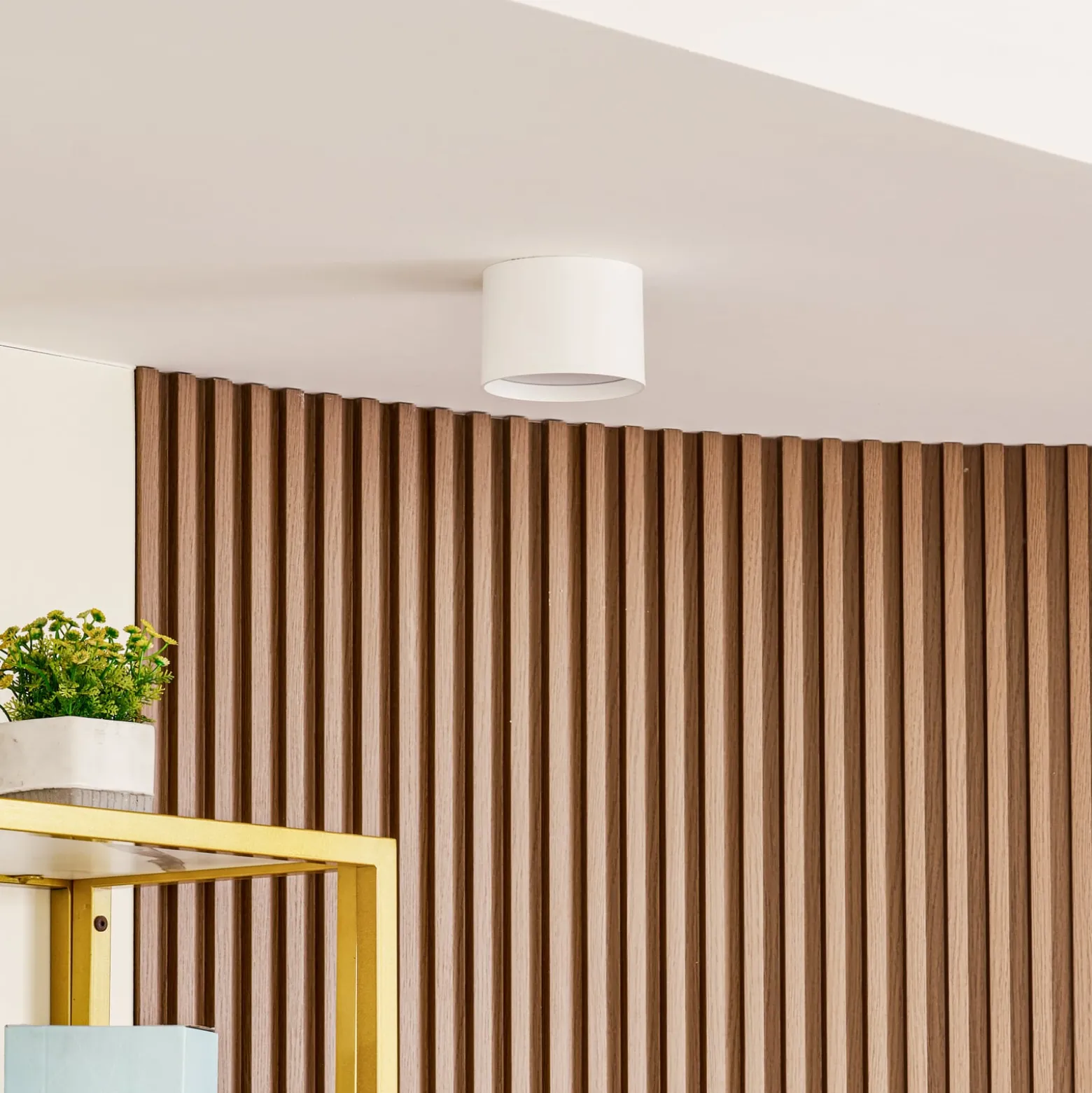 Lindby LED-Strahler Nivoria, Ø 12 cm, 15 W, weiß, Metall