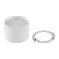 Lindby LED-Strahler Nivoria, Ø 12 cm, 15 W, weiß, Metall