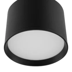 Lindby LED-Strahler Nivoria, Ø 12 cm, 15 W, schwarz, Metall