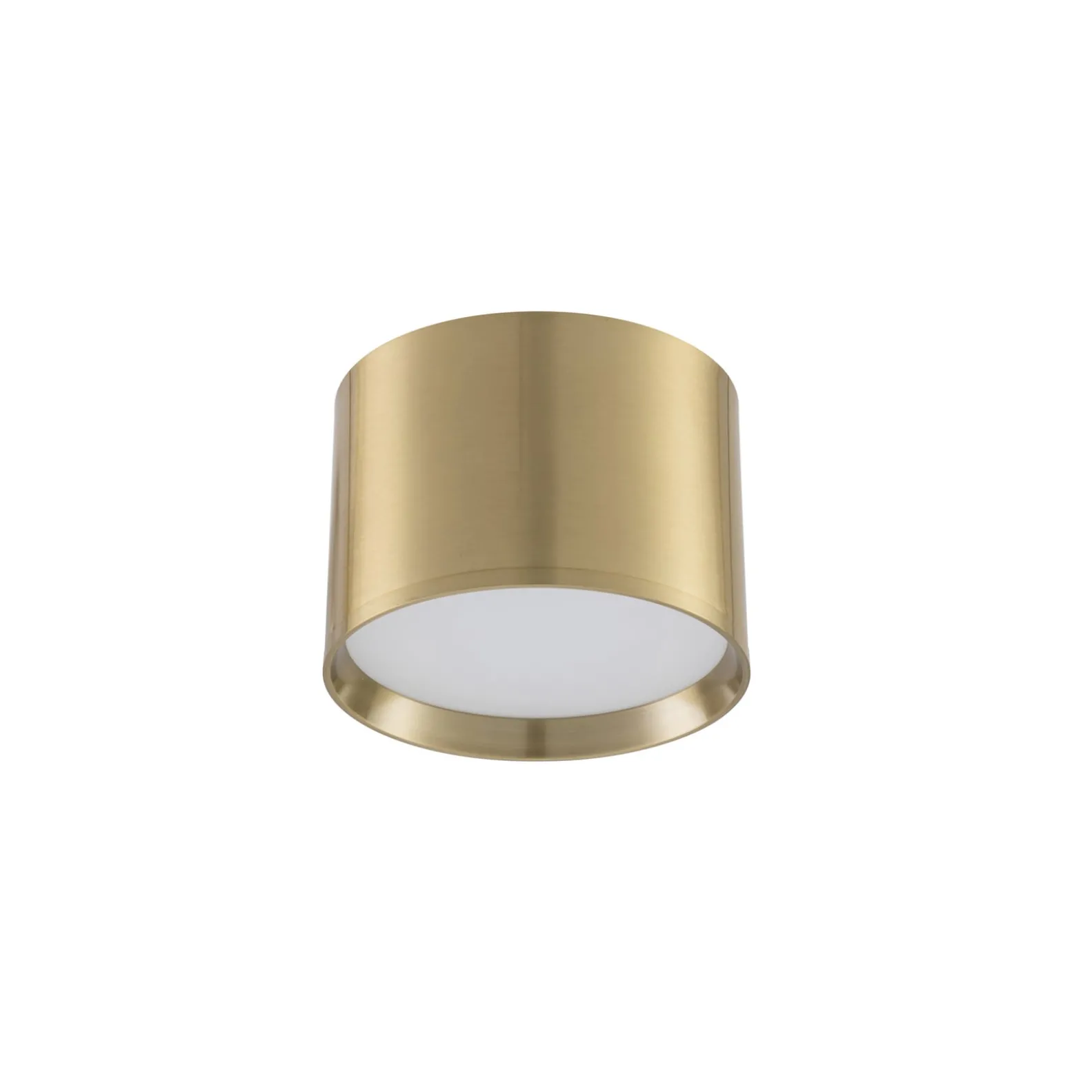 Lindby LED-Strahler Nivoria, Ø 12 cm, goldfarben, Metall