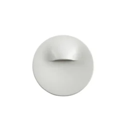 Lindby LED-Wandeinbaulampe Alune, weiß, rund, Ø 8 cm, IP65