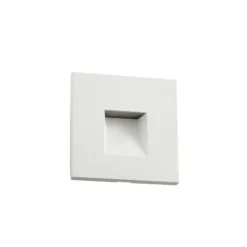 Lindby LED-Wandeinbaulampe Alune, weiß, eckig, 8x8cm, IP65