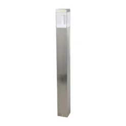 Lindby LED-Wegeleuchte Baily, Höhe 80 cm, Edelstahl, IP44