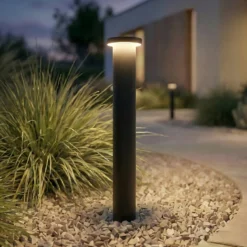 Lindby LED-Wegeleuchte Cirel, Höhe 45 cm, schwarz, IP65