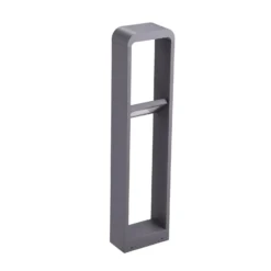 Lindby LED-Wegeleuchte Darko, 100cm, grau, Metall, IP54