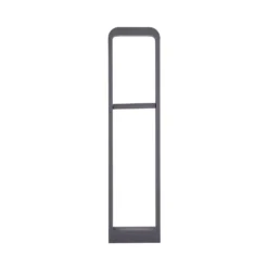 Lindby LED-Wegeleuchte Darko, 80 cm, grau, Metall, IP54
