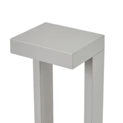 Lindby LED-Wegeleuchte Lonete, steingrau, Höhe 65 cm, IP65