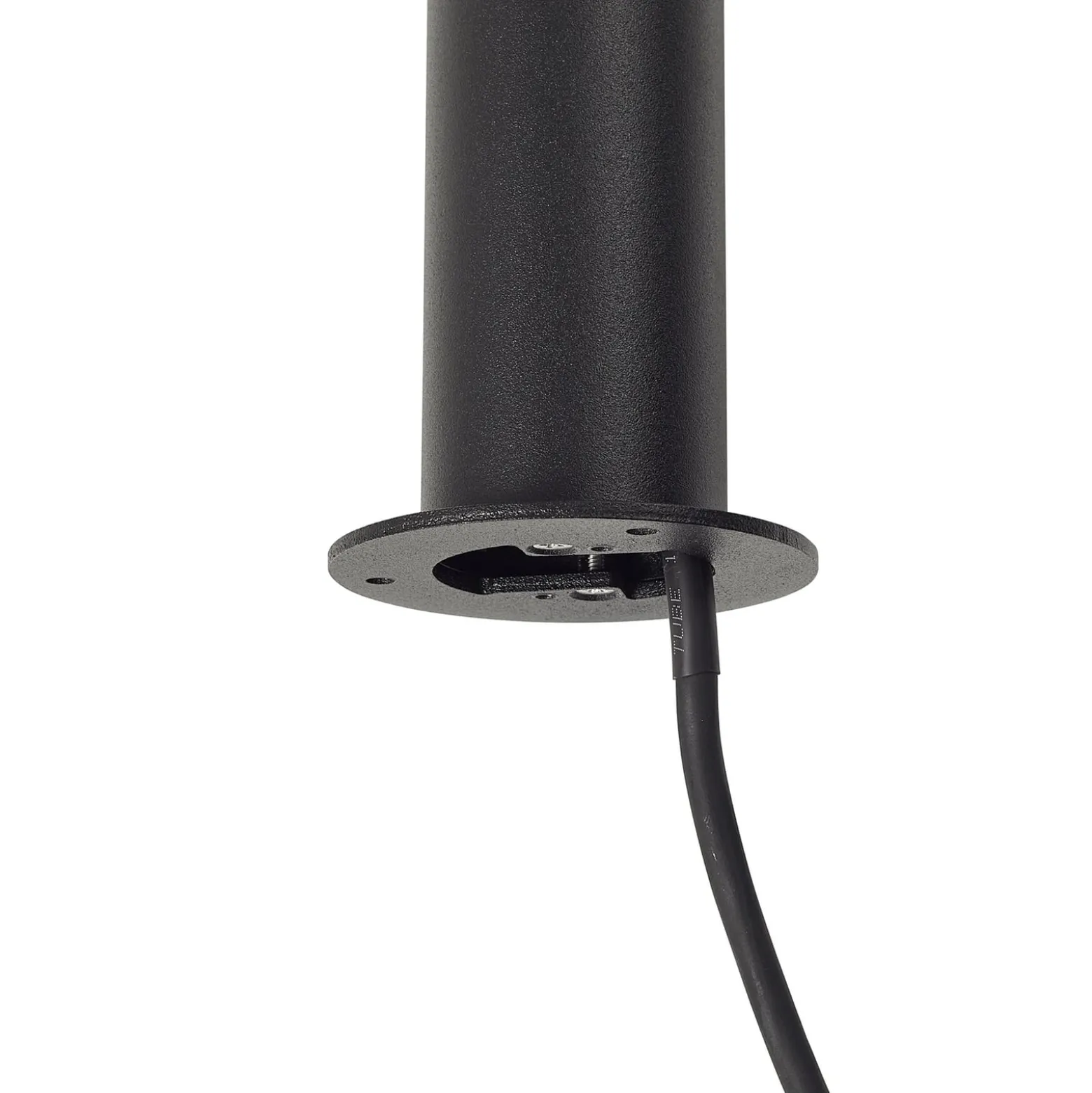 Lindby LED-Wegeleuchte Luzian, Höhe 120cm, schwarz, Erdspieß