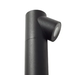 Lindby LED-Wegeleuchte Luzian, Höhe 120cm, schwarz, Erdspieß