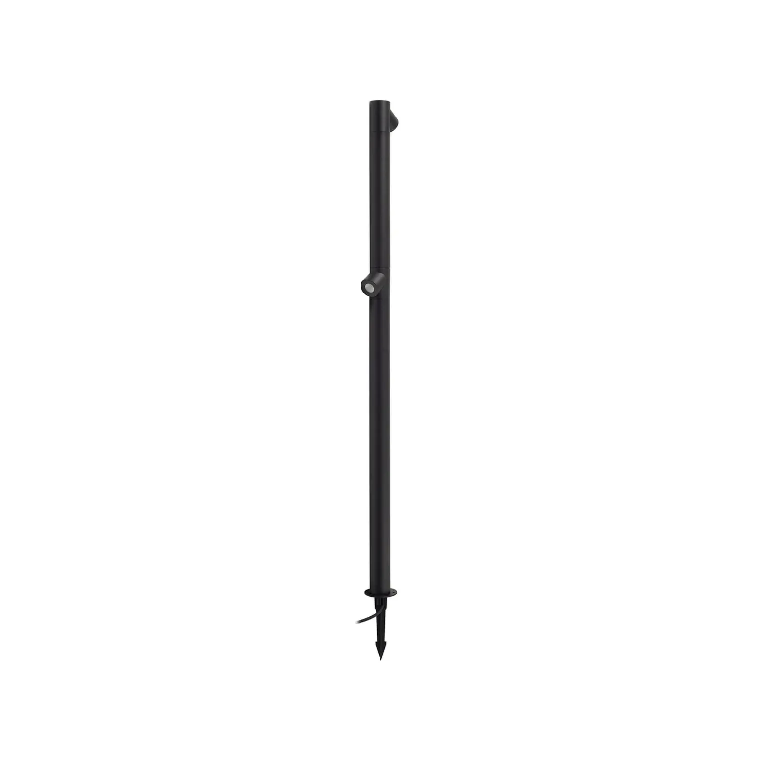 Lindby LED-Wegeleuchte Luzian, Höhe 120cm, schwarz, Erdspieß