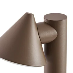 Lindby LED-Wegeleuchte Soran, braun, 60 cm, Metall, IP44