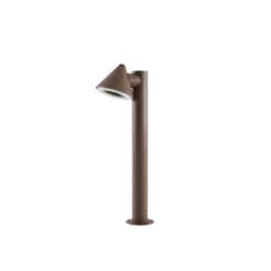 Lindby LED-Wegeleuchte Soran, braun, 60 cm, Metall, IP44