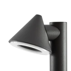 Lindby LED-Wegeleuchte Soran, schwarz, 100 cm, Metall, IP44