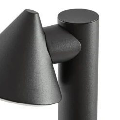 Lindby LED-Wegeleuchte Soran, schwarz, 100 cm, Metall, IP44
