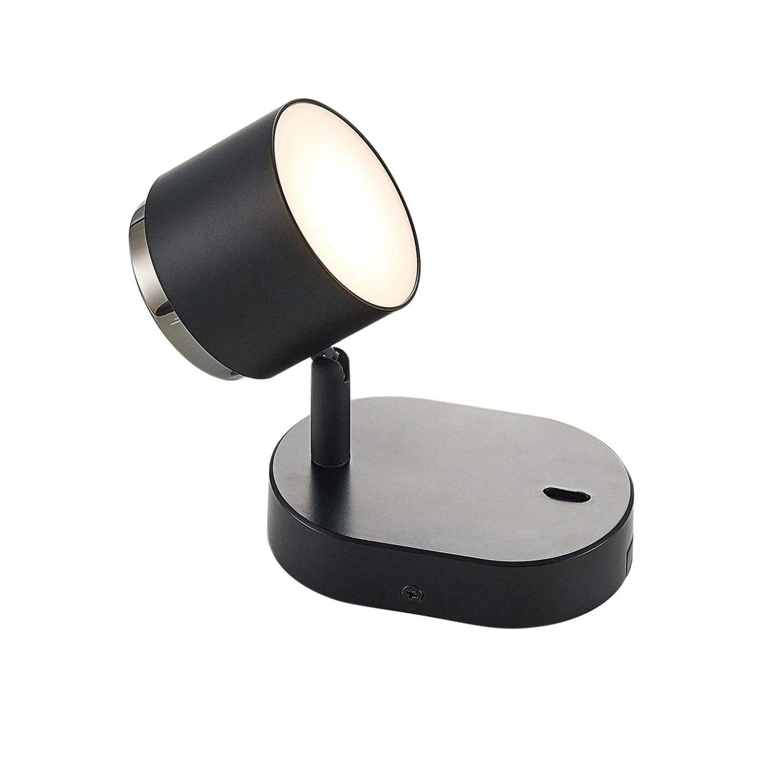 Lindby Marrie LED-Spot mit Schalter, schwarz