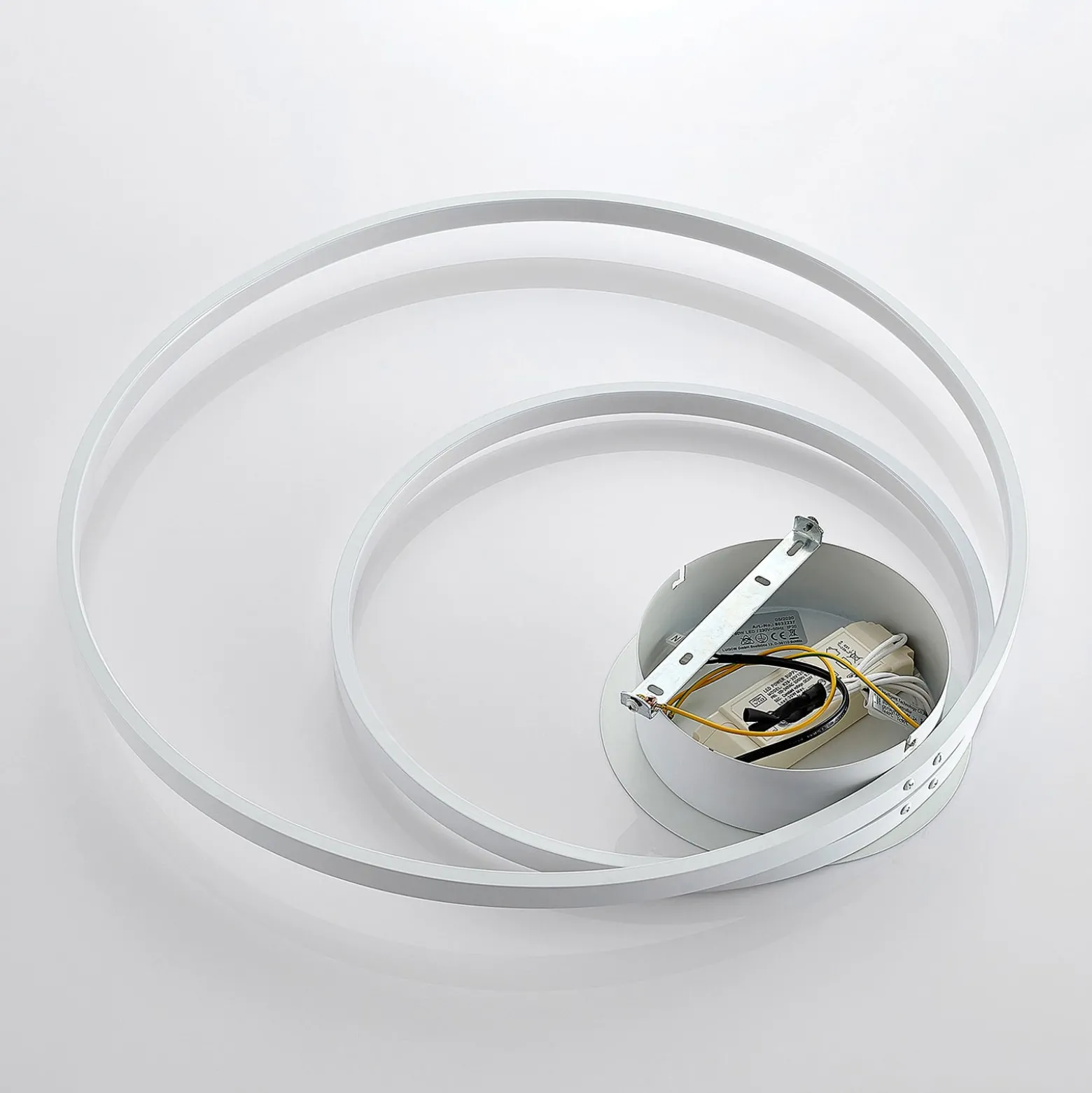 Lindby Nerwin LED-Deckenleuchte, rund, weiß