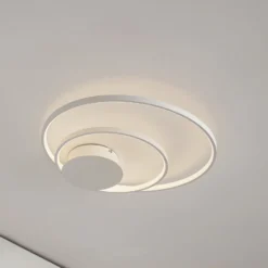 Lindby Nerwin LED-Deckenleuchte, rund, weiß