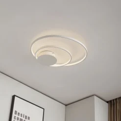Lindby Nerwin LED-Deckenleuchte, rund, weiß