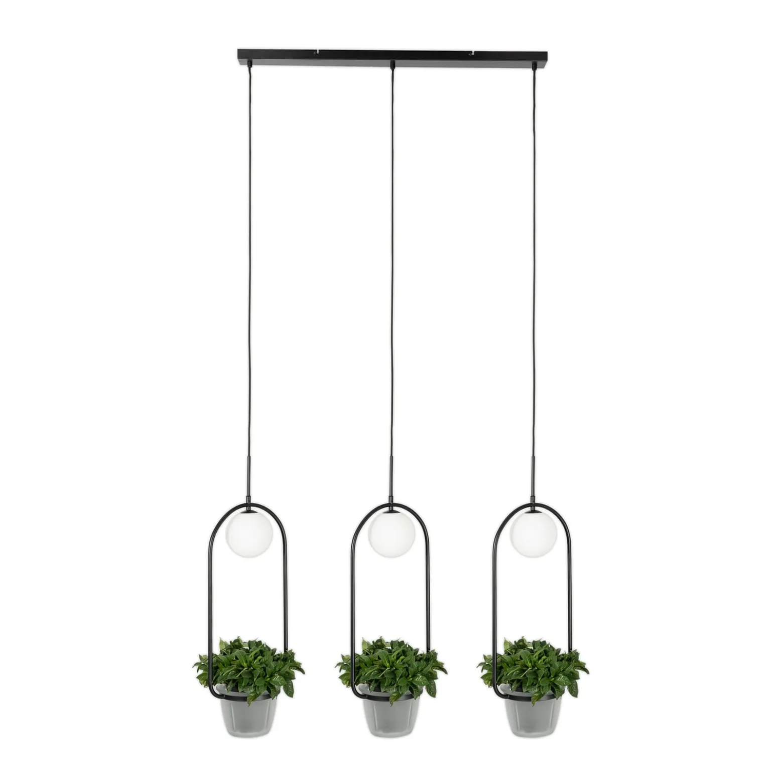 Lindby Orna Hängeleuchte dreiflammig Blumenampel