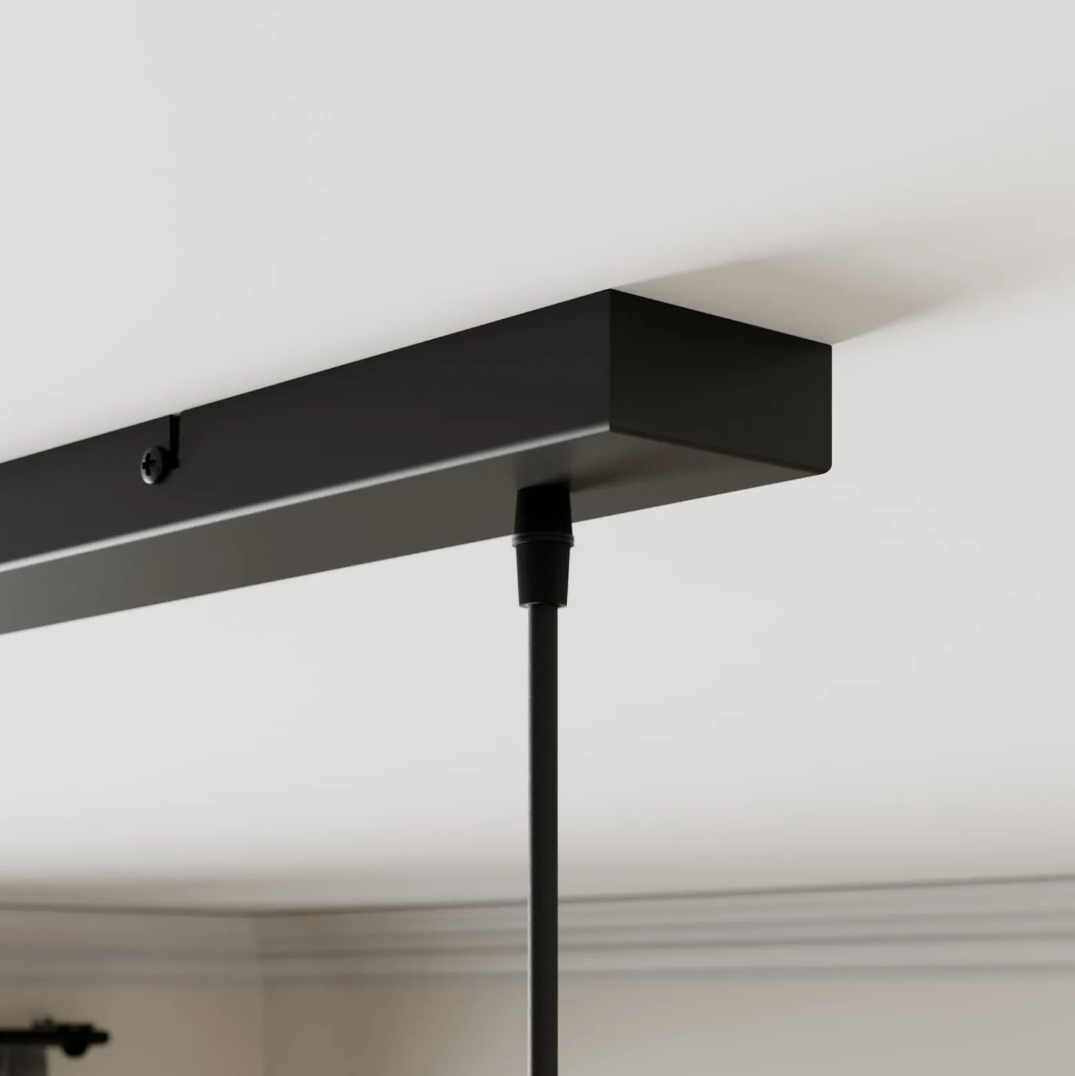 Lindby Pendellampe Rangina, 100 cm, kupfer, 3-flammig, Glas