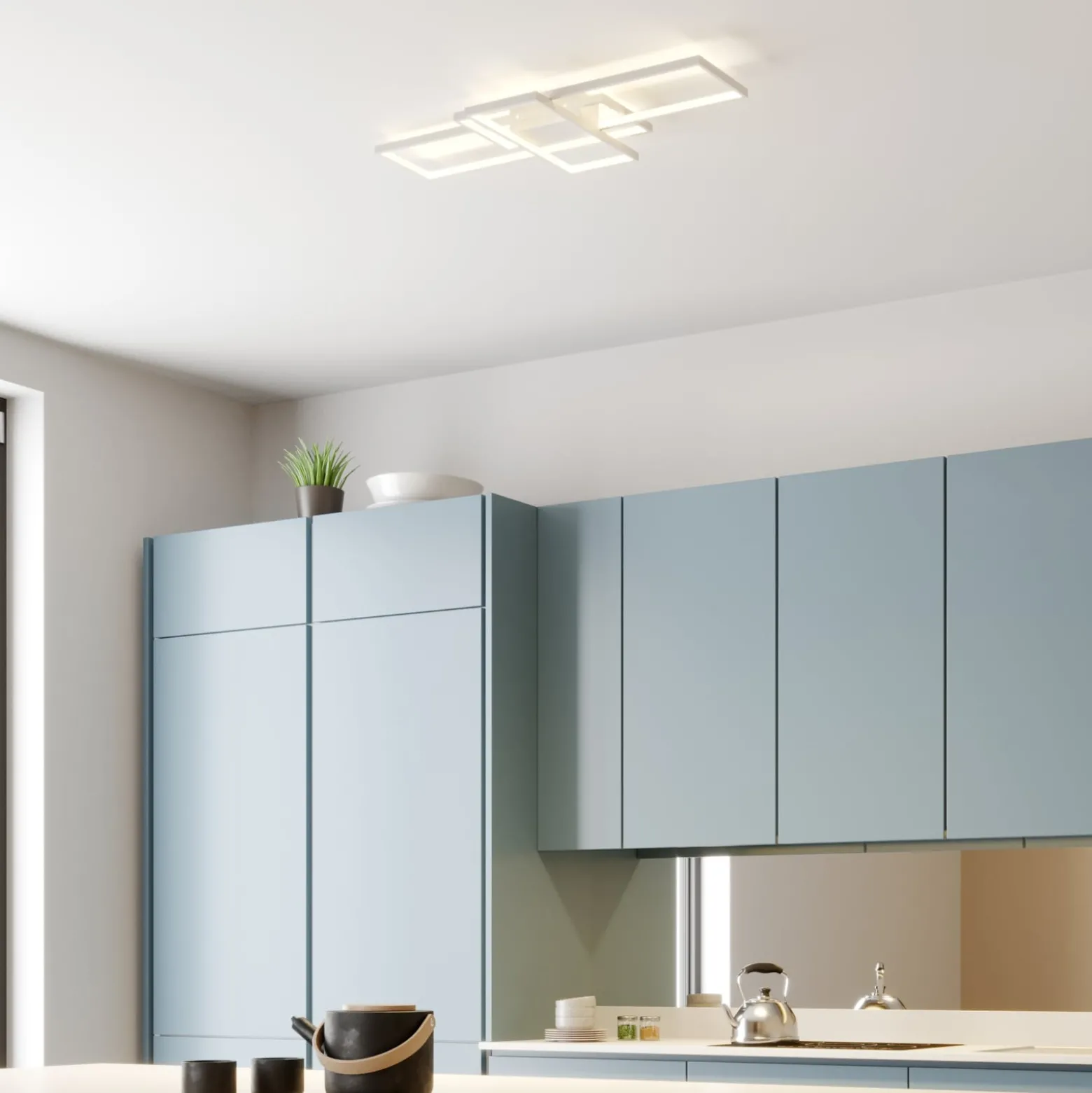 Lindby Poppy LED-Deckenleuchte mit Dimmfunktion