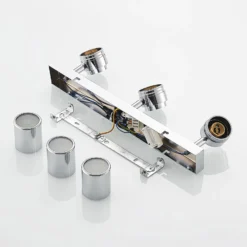 Lindby Remilan Deckenstrahler, chrom, lang