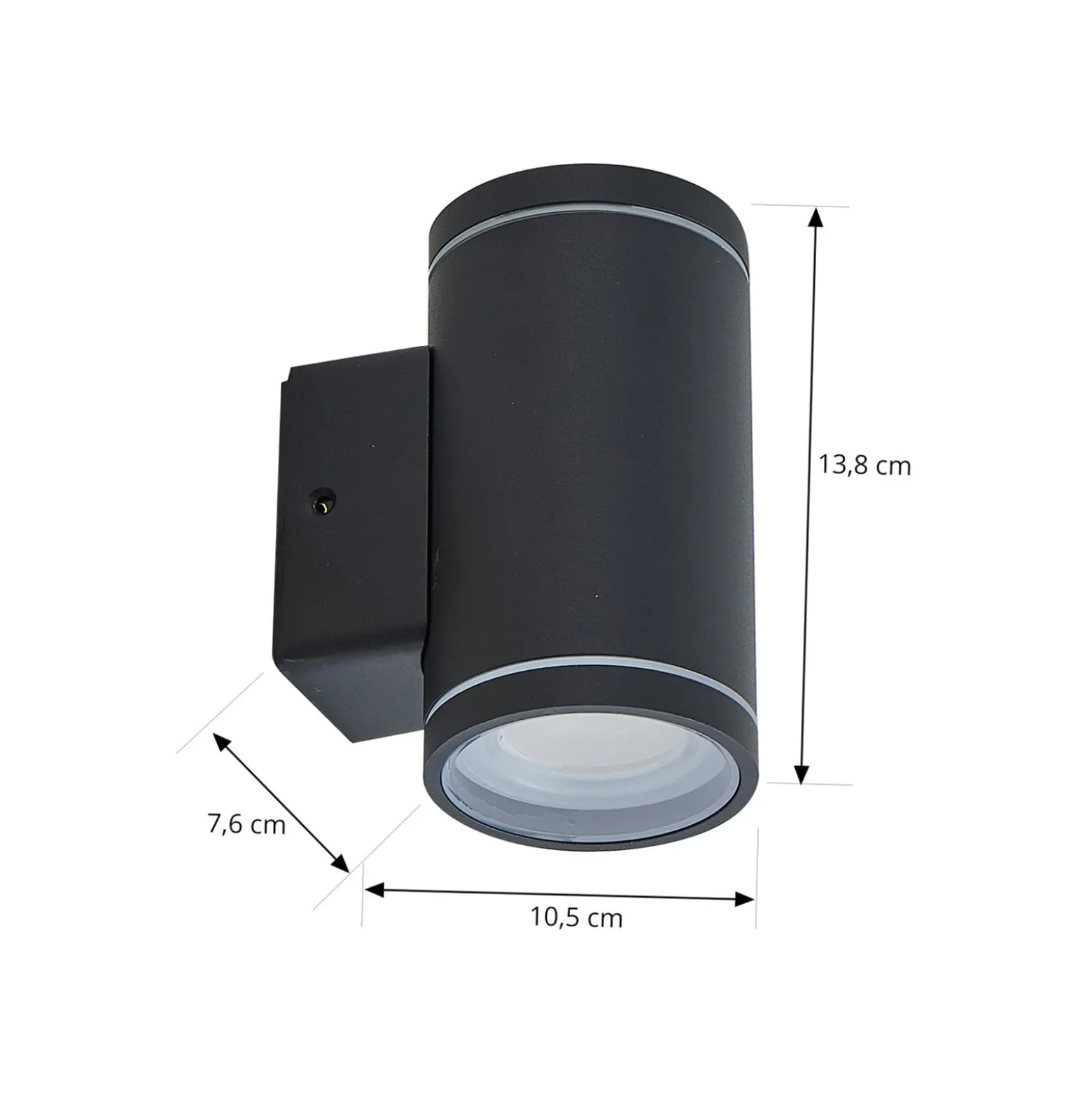 Lindby Smart LED-Außenwandleuchte Valtin CCT RGB Tuya IP54