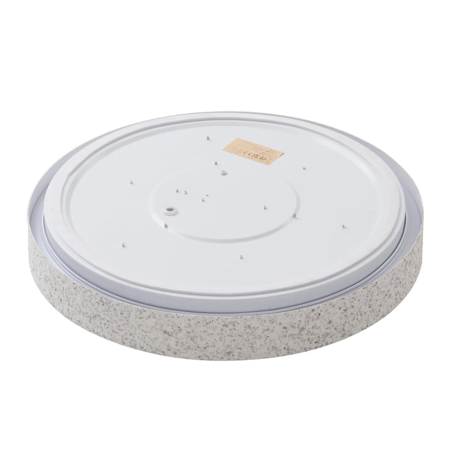 Lindby Smart LED-Deckenlampe Elmor Ø39cm grau RGB CCT Tuya