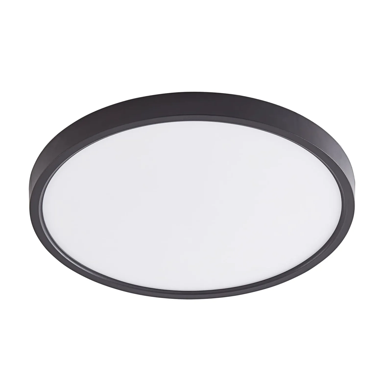 Lindby Smart LED-Deckenleuchte Pravin, Ø 23 cm, CCT, schwarz