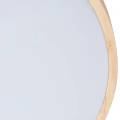 Lindby Smart LED-Deckenleuchte Innes Holz Ø39cm RGB CCT Tuya