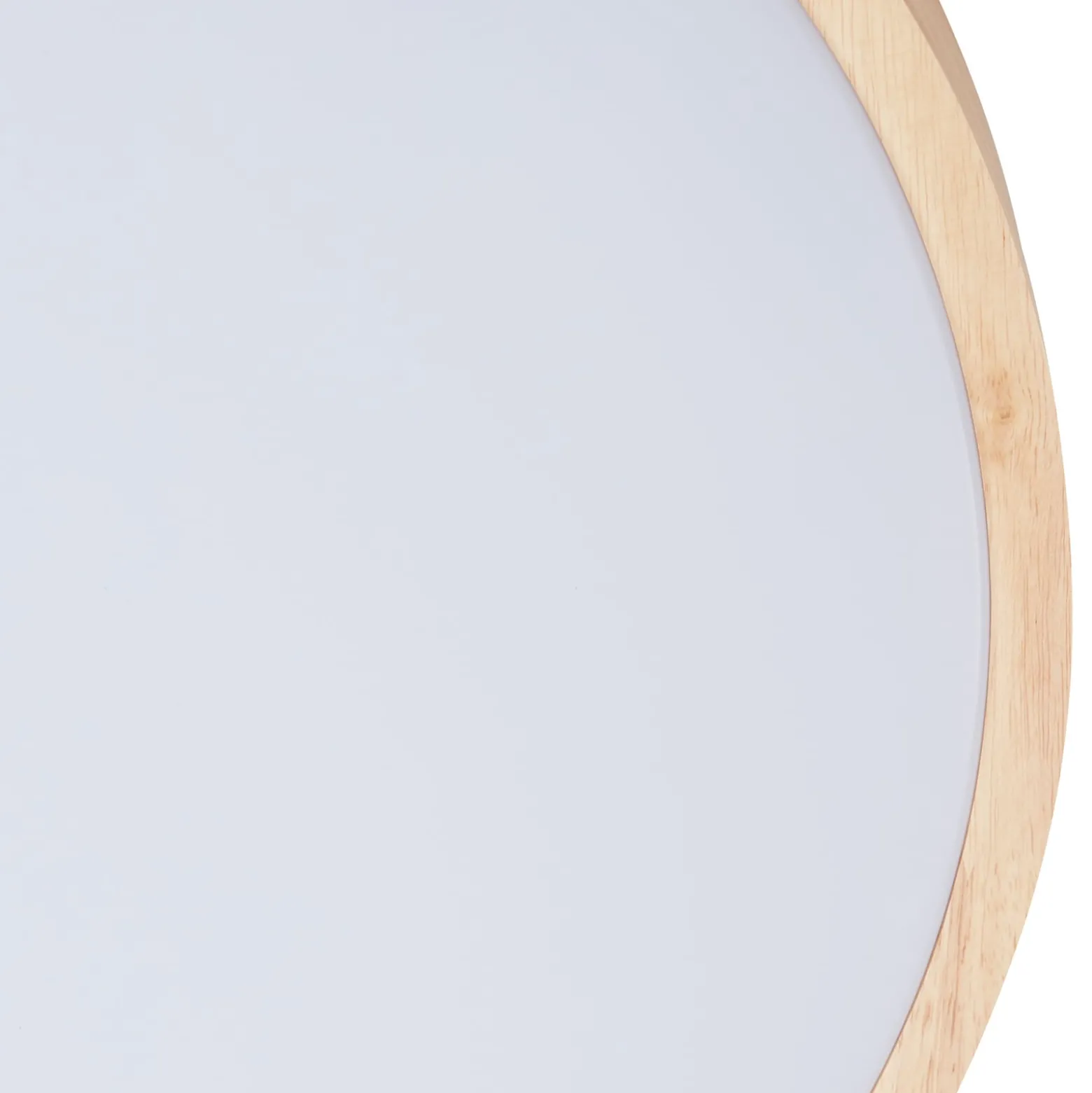 Lindby Smart LED-Deckenleuchte Innes Holz Ø39cm RGB CCT Tuya