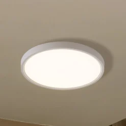 Lindby Smart LED-Deckenleuchte Deika, Ø 30 cm, weiß, Tuya