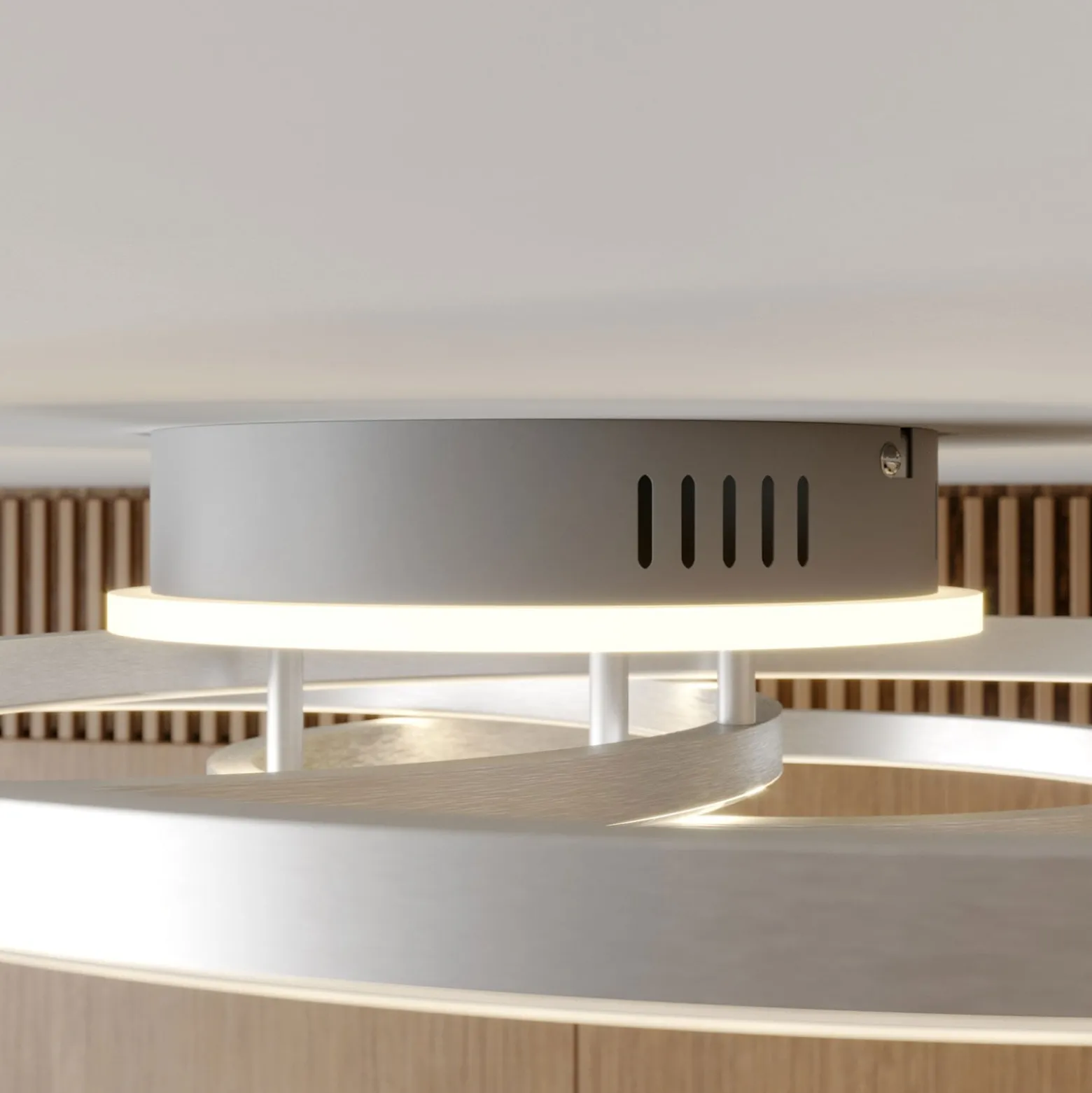 Lindby Smart LED-Deckenleuchte Tula, Fernbedienung, Tuya CCT