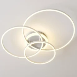 Lindby Smart LED-Deckenleuchte Tula, Fernbedienung, Tuya CCT