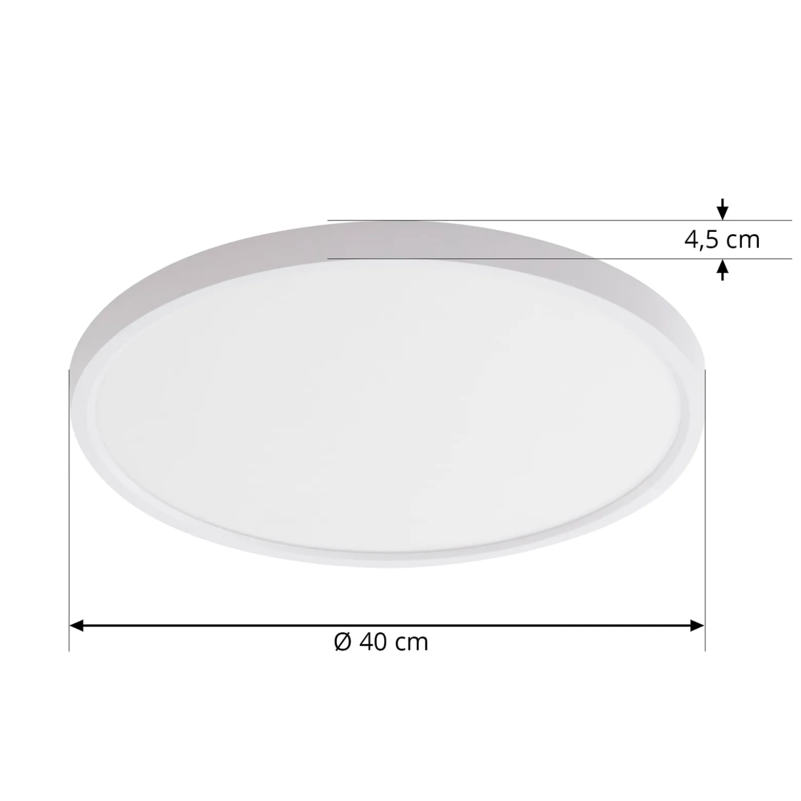 Lindby Smart LED-Deckenleuchte Denora, weiß, RGB, CCT, Tuya