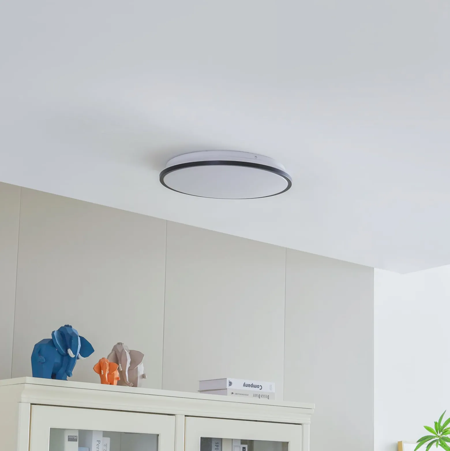 Lindby Smart Swaran LED-Deckenlampe, Ø39,5cm, RGB, CCT, Tuya