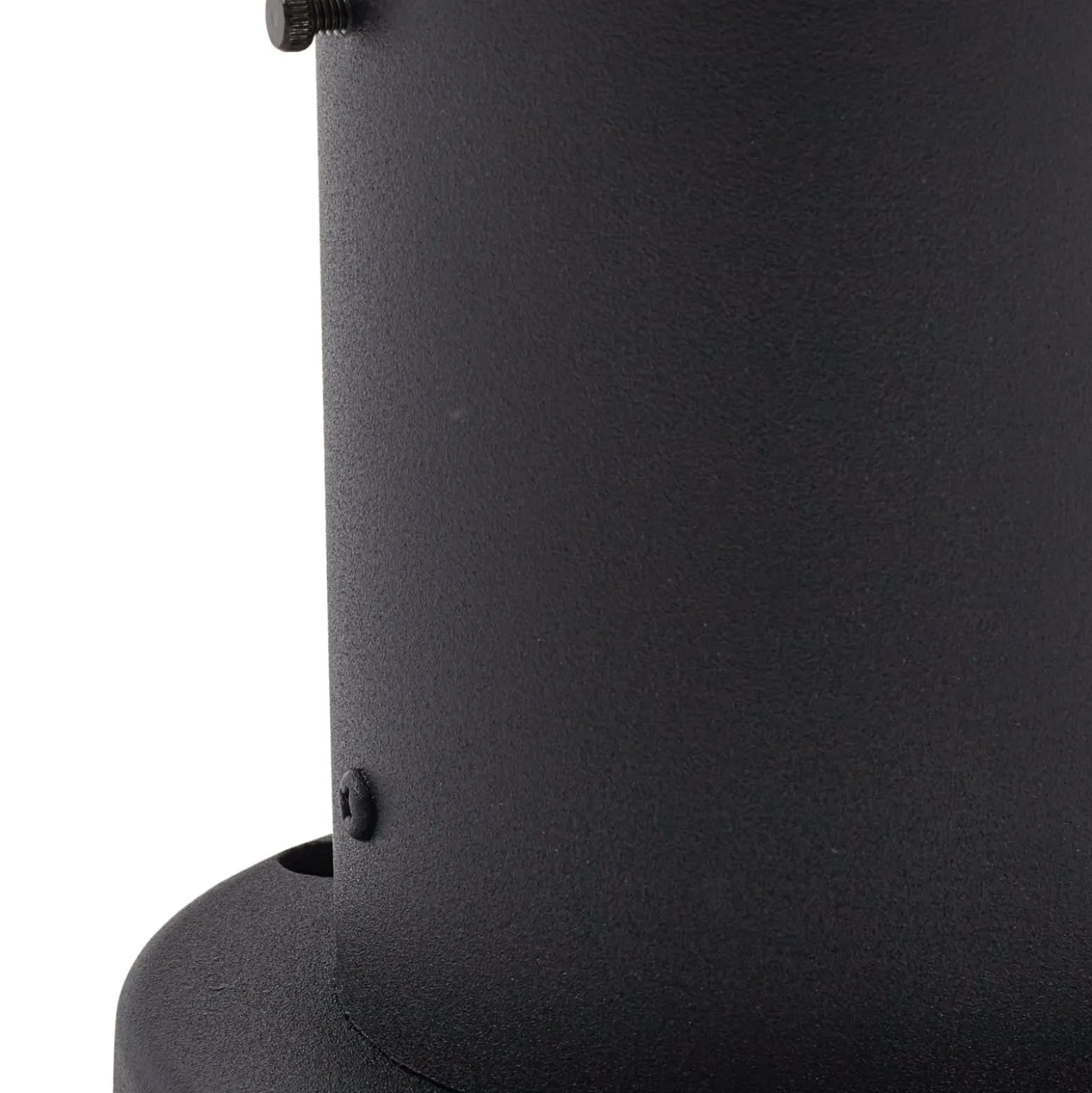 Lindby Sockelleuchte Dangan, schwarz/weiß, Höhe 32 cm, Glas