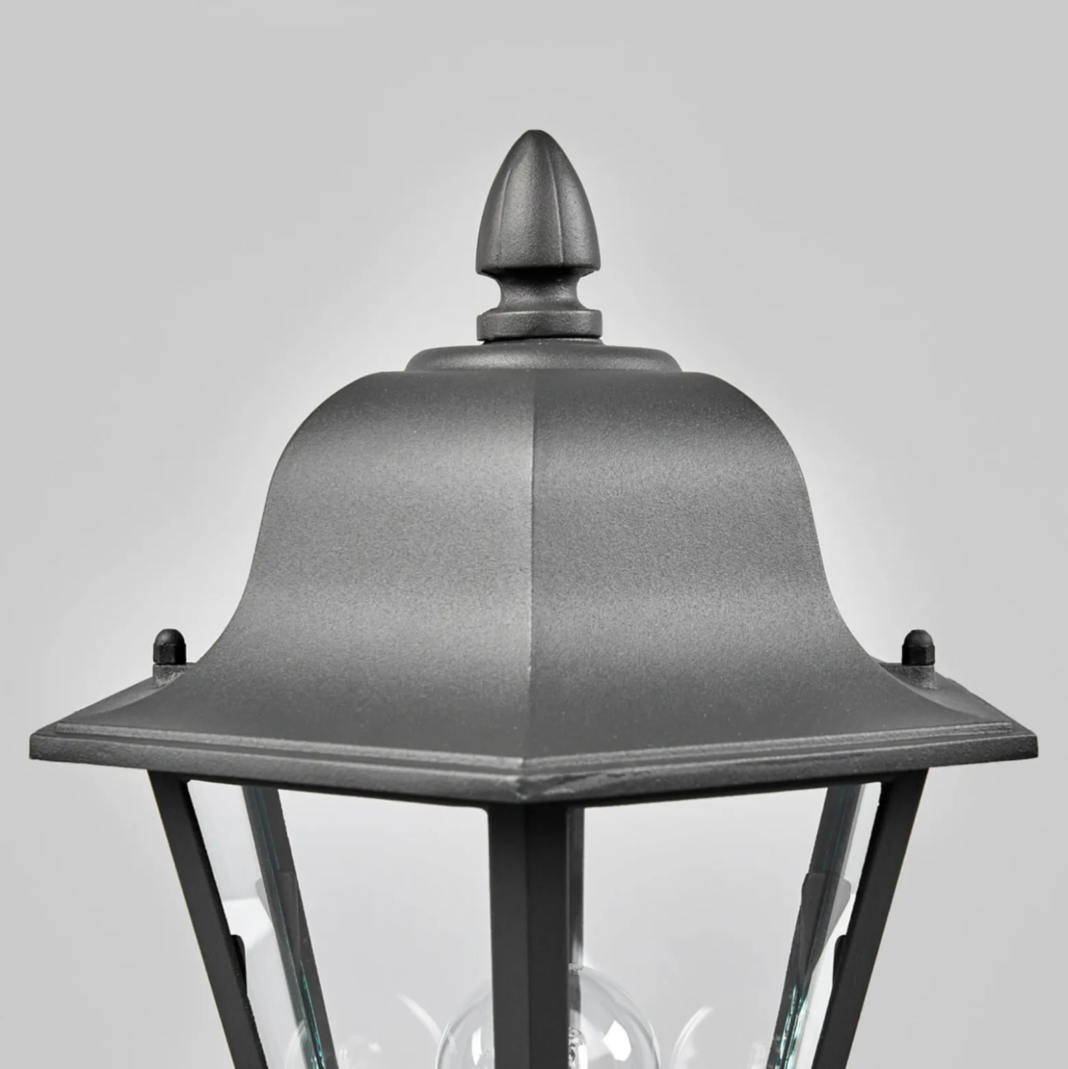 Lindby Sockelleuchte Edana, 52 cm, anthrazit, E27, IP44