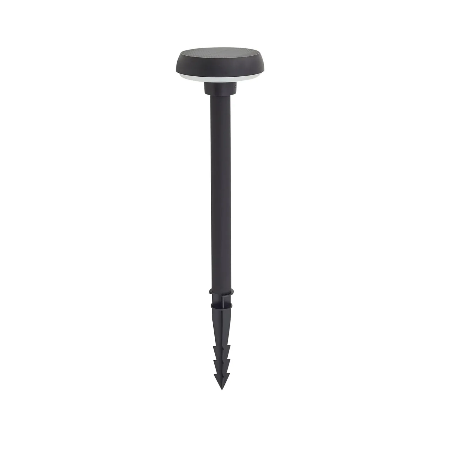 Lindby Solar-LED-Erdspießleuchte Brinca, schwarz, PC, Sensor